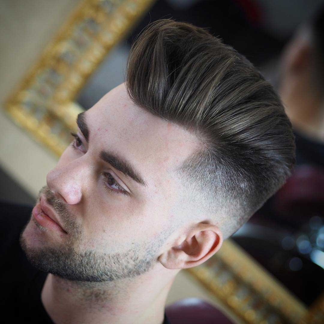 Mid Fade Pompadour