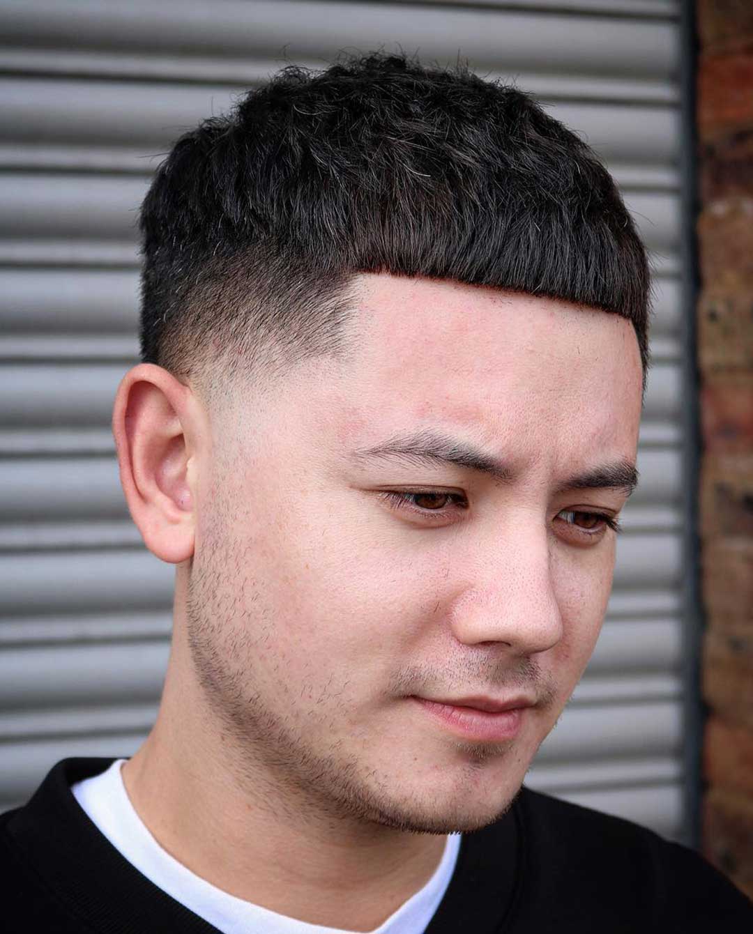 Caesar Haircut Fade