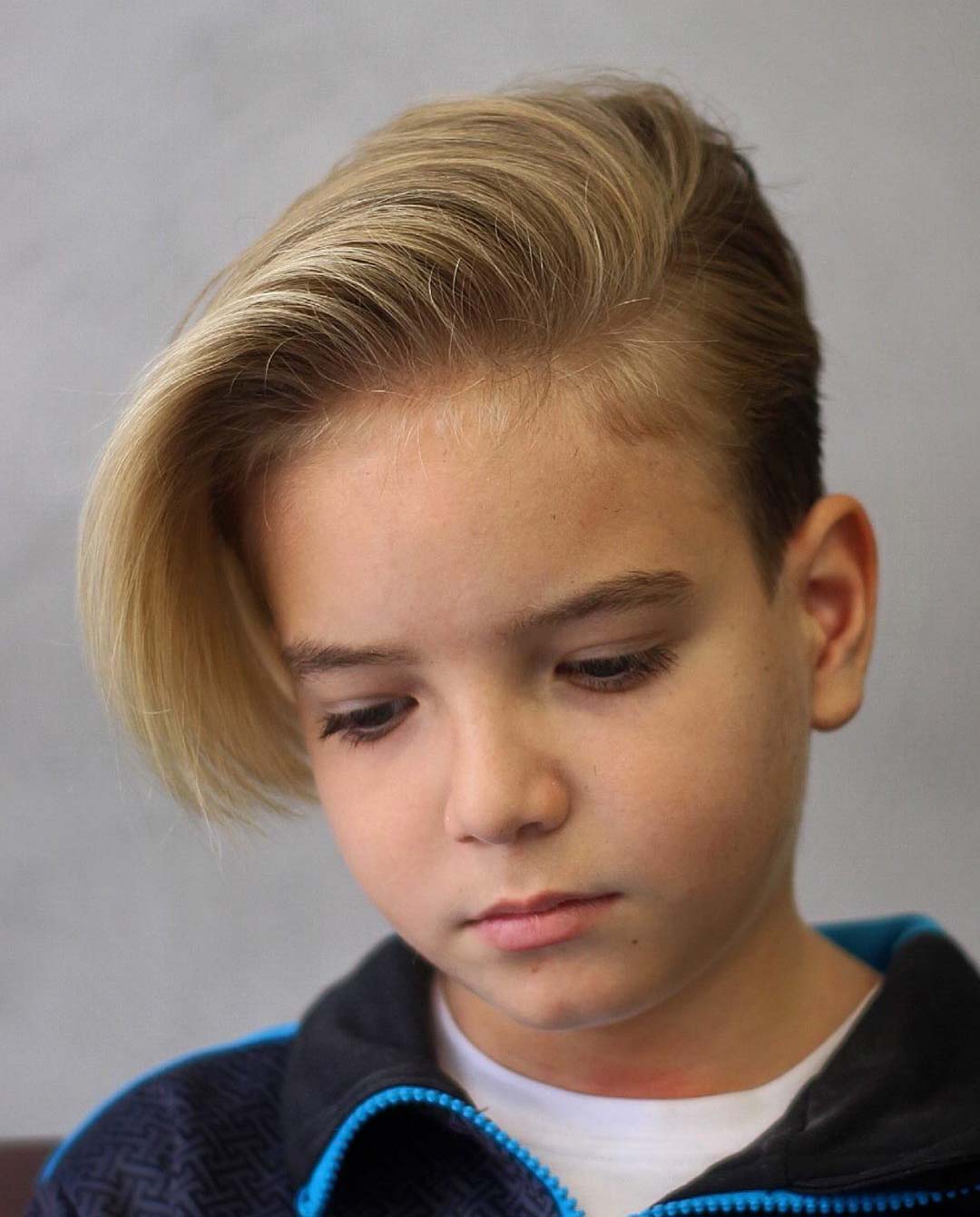 Side Swept Haircut for Boy