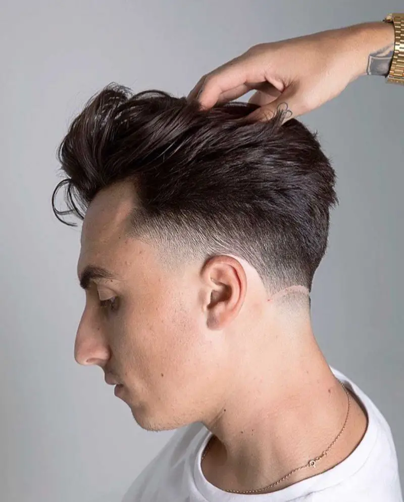 Untidy French Yield-Taper Fade: +72 Stylish Taper Haircuts For Men In 2023