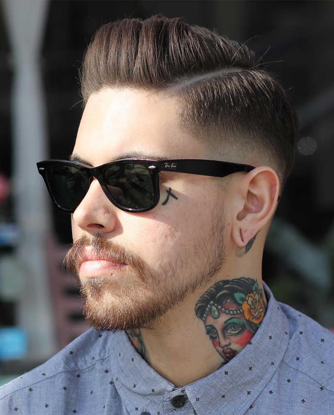 Brushed Up Hipster Haircut