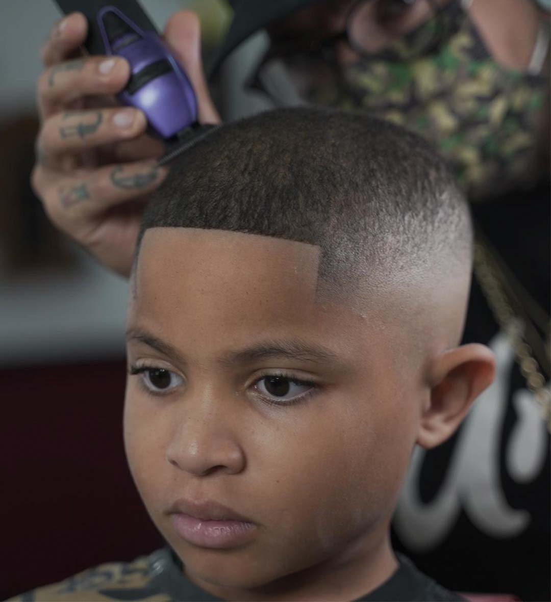 Buzz Cut for Little Black Boy