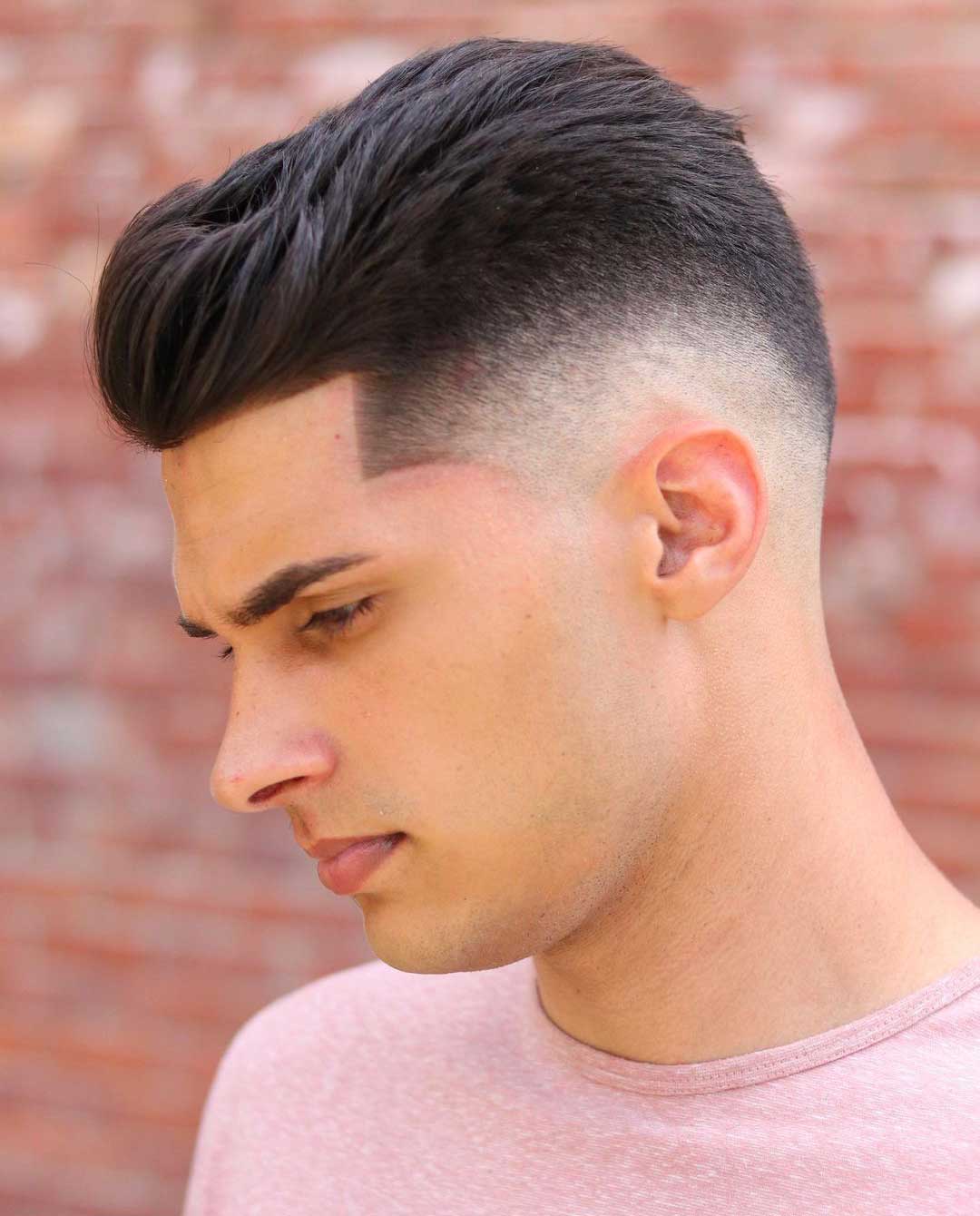 Comb Over + High Fade