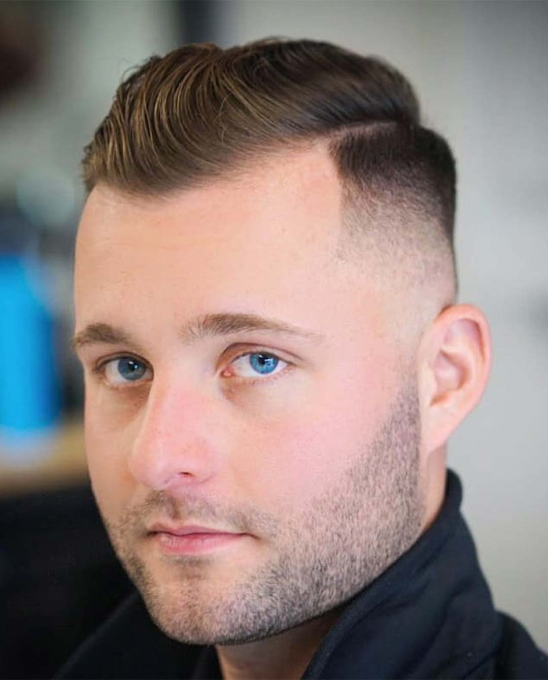 Comb Over High Fade