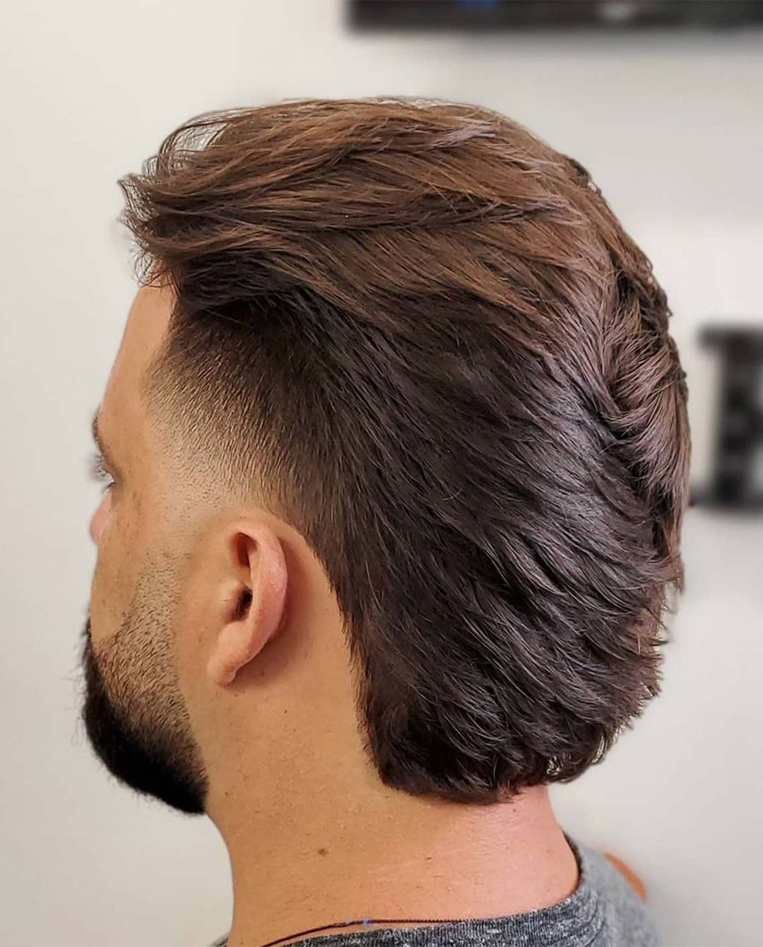 Current and Slick Pompadour-Taper Fade: +72 Stylish Taper Haircuts For Men In 2023