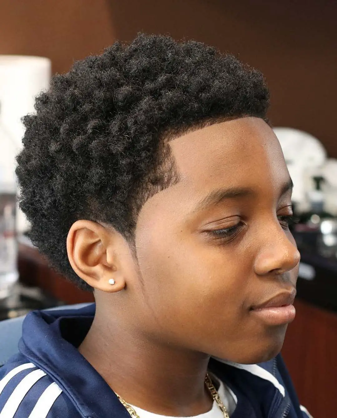 Black Boy with Full Waves