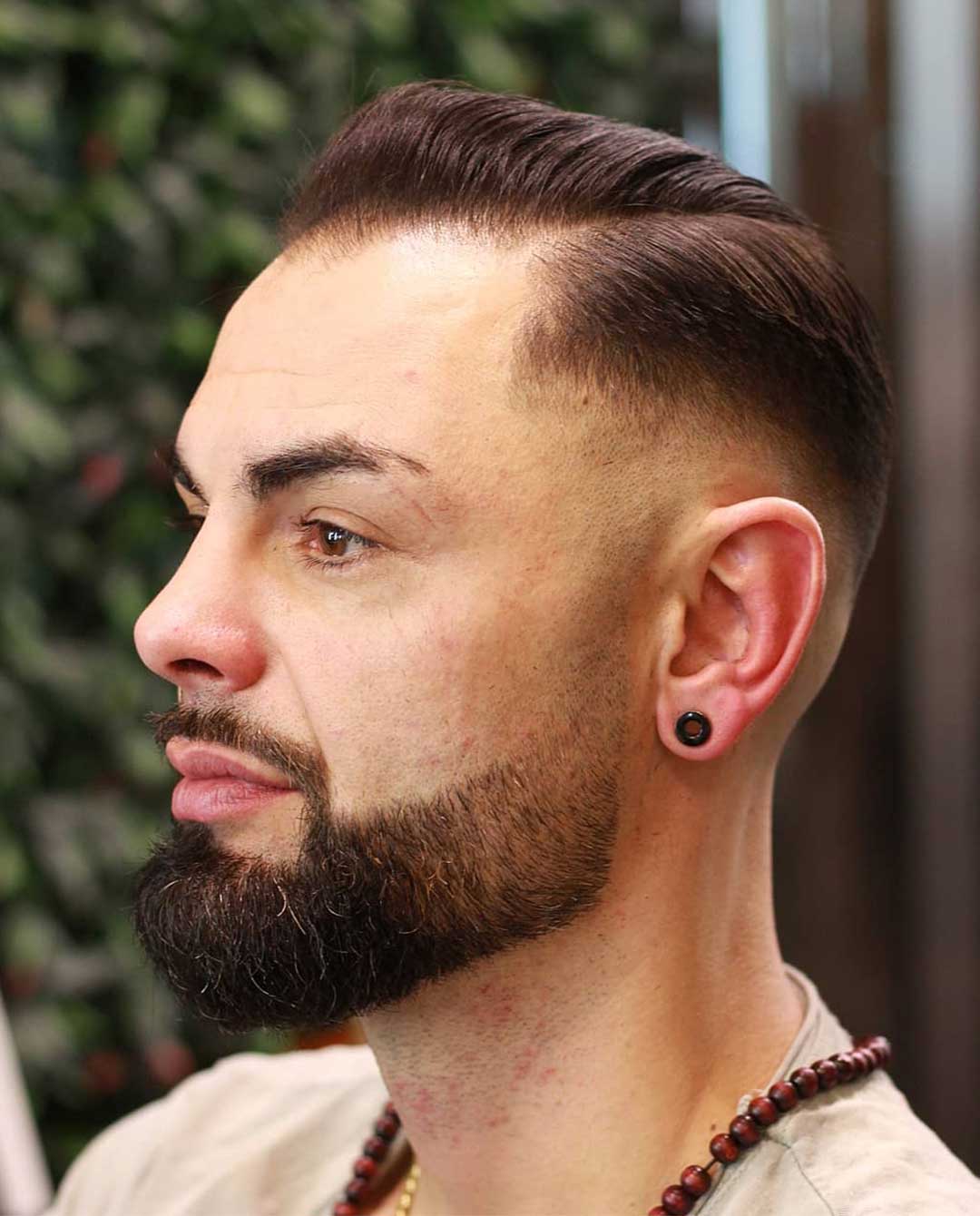 Low Drop Fade Comb Over