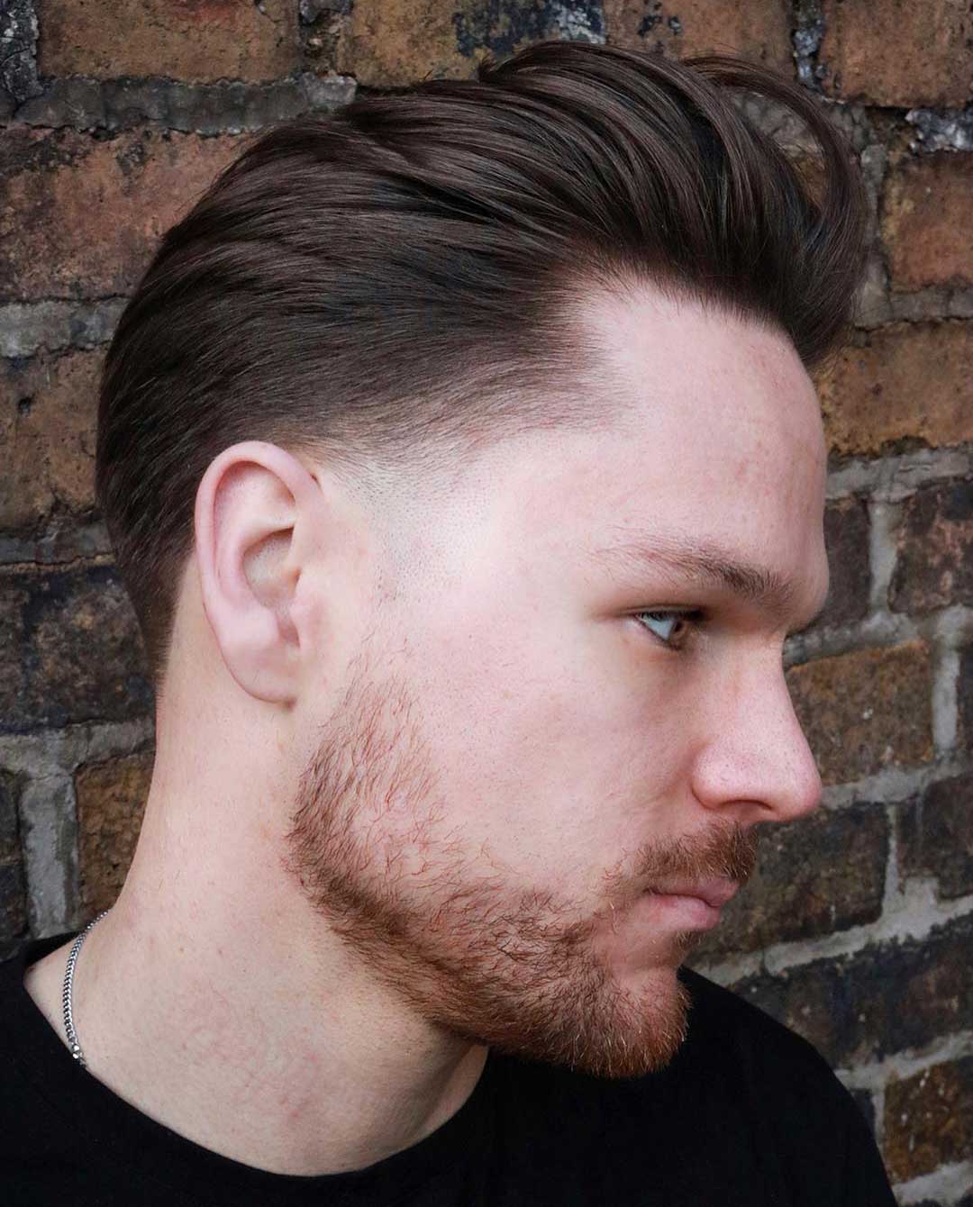 Mens Comb Over Taper