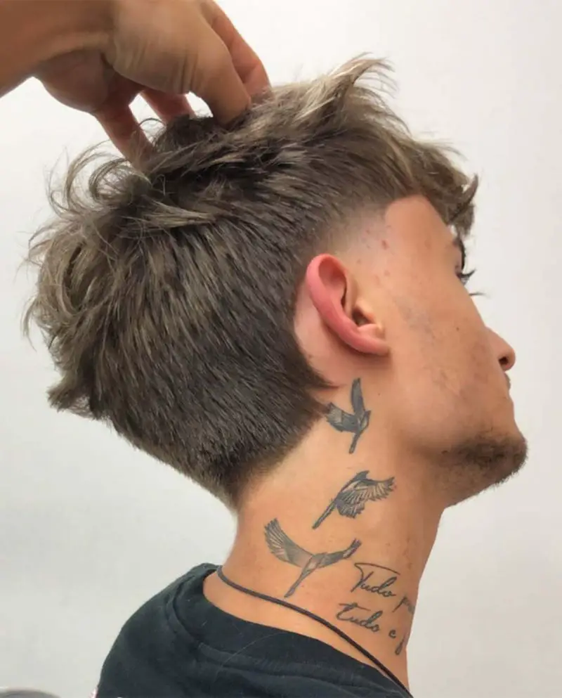 72 Exceptional Taper Fade Haircuts You Need To Try In 2023   Modern Mullet High Taper Fade 800x993 