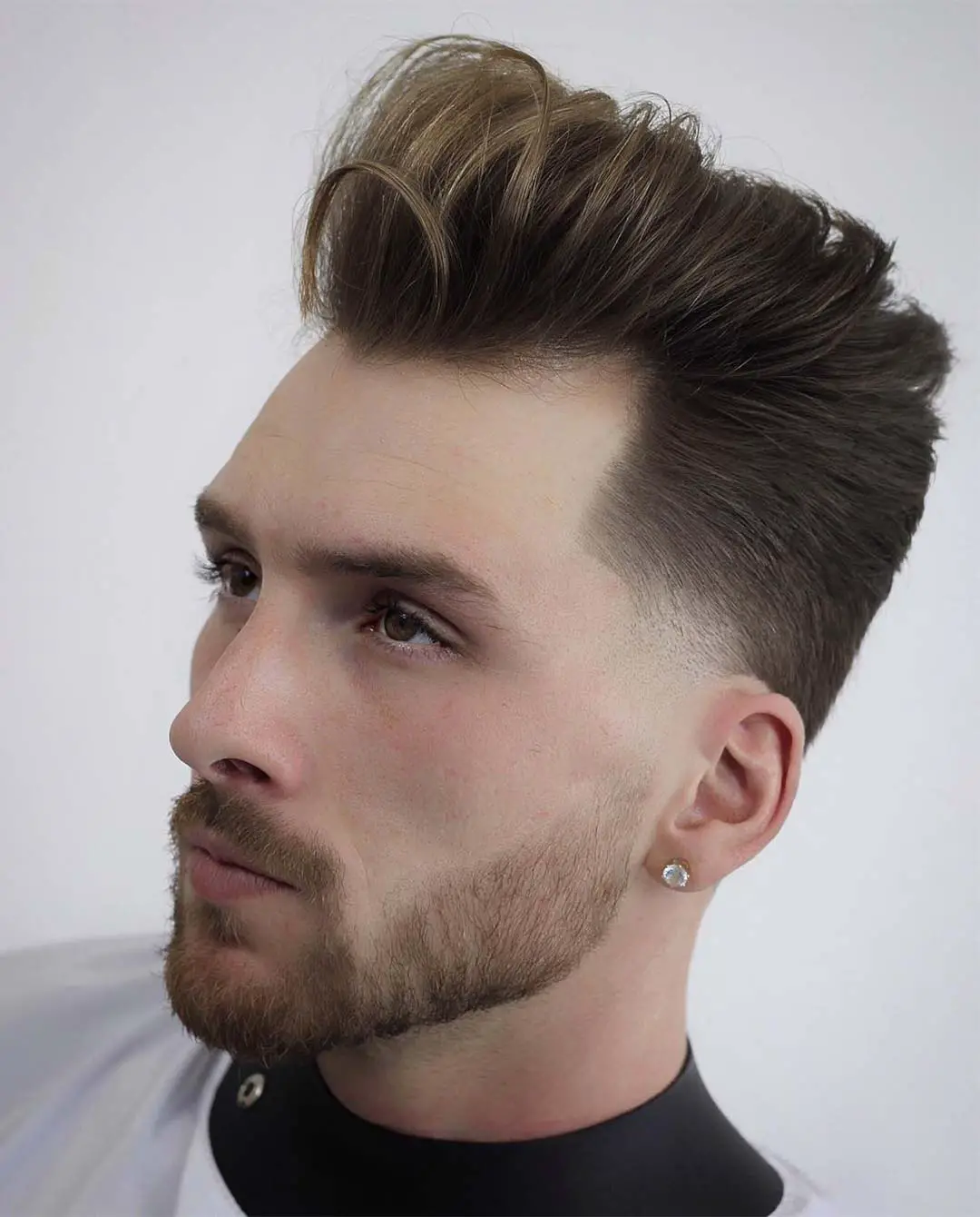 Pompadour with Highlights