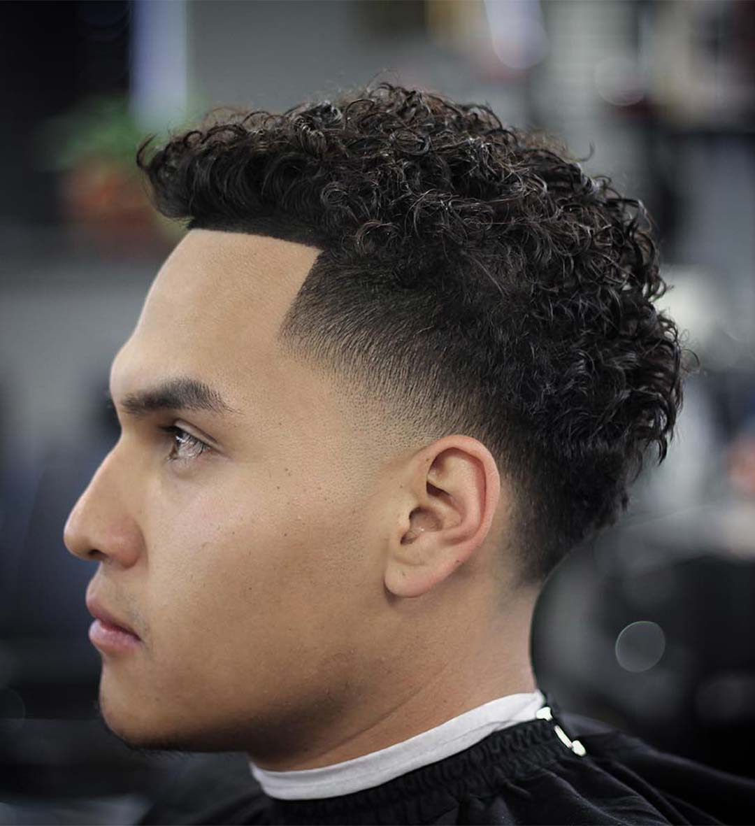 Taper Fade Curly Hair 