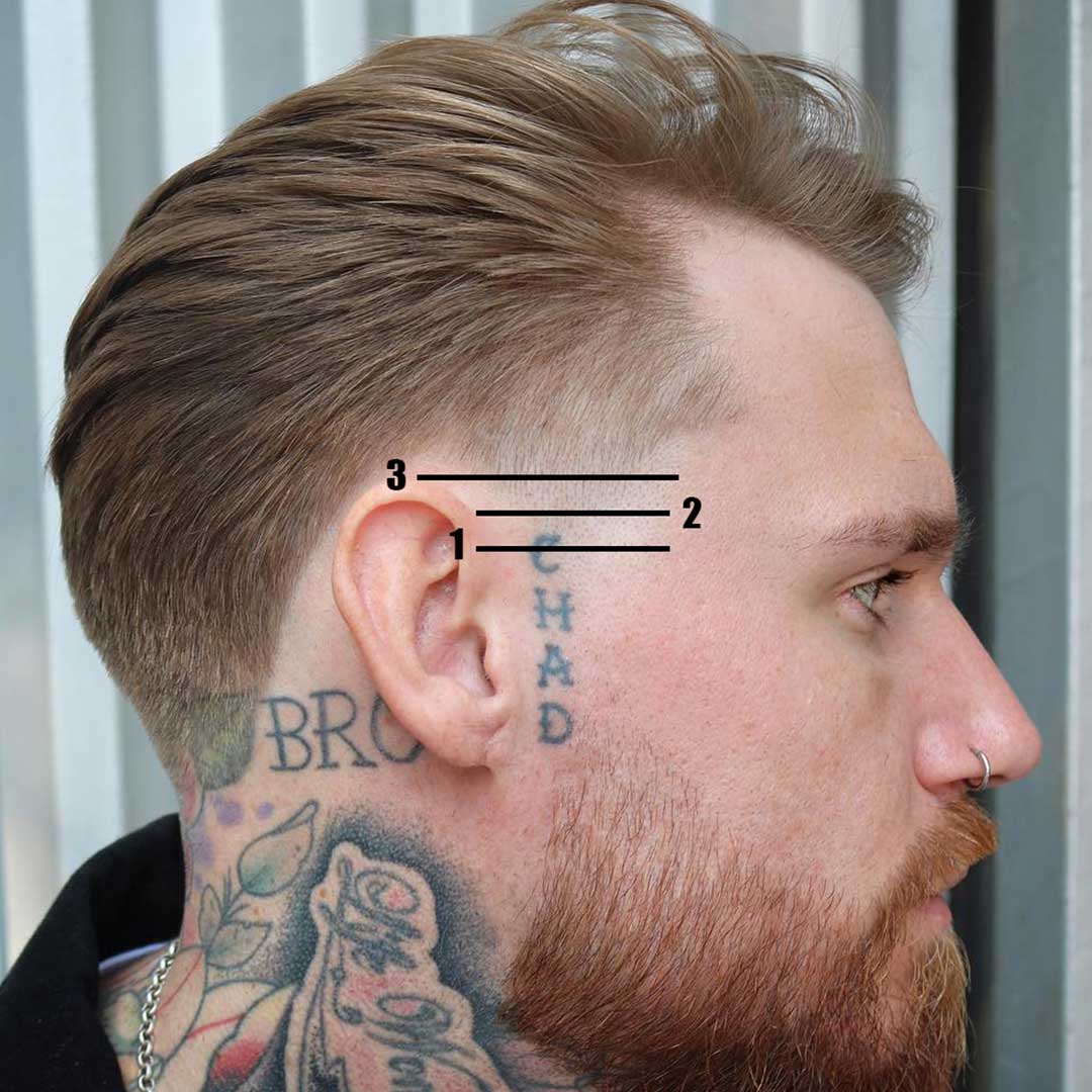 taper fade haircut for white men