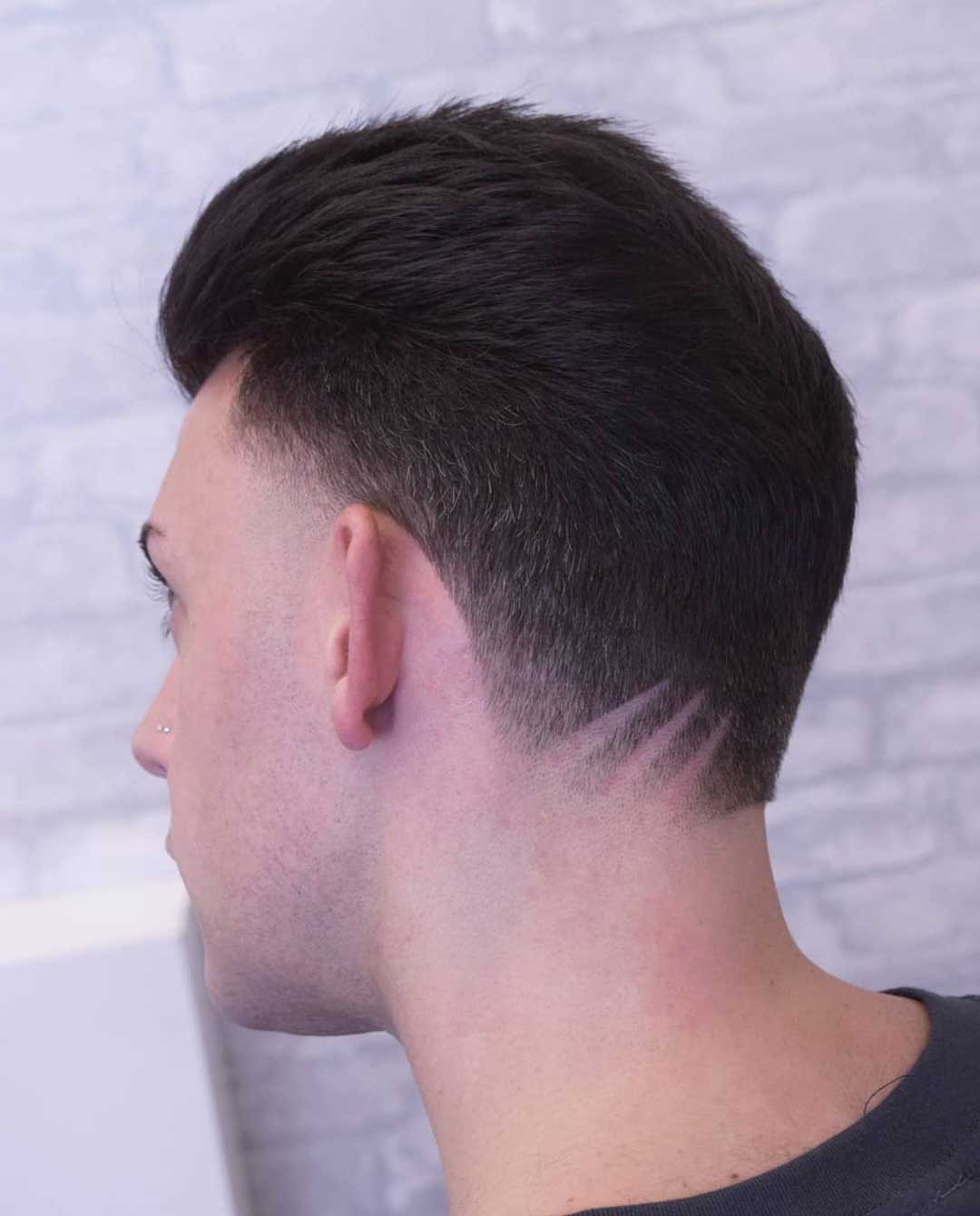 Bald spot with Part-Taper Fade: +72 Stylish Taper Haircuts For Men In 2023