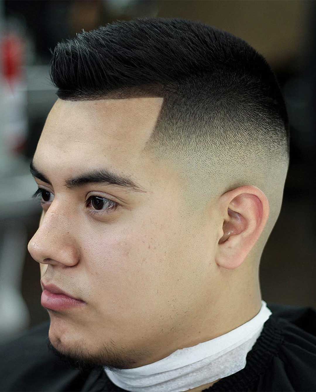 spiky fade haircut