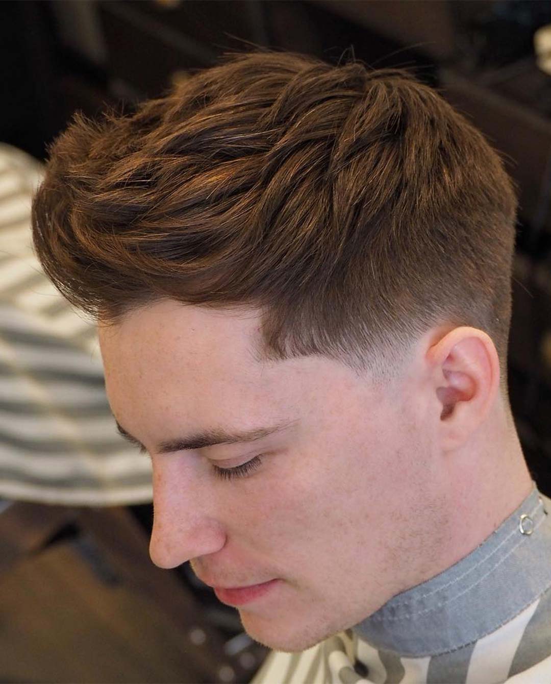 fade quiff haircut